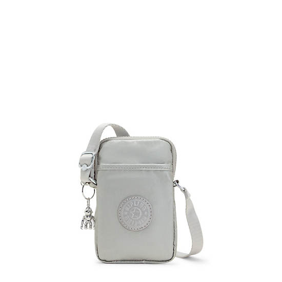 Kipling Tally Metallic Crossbody Telefon Çantası Gümüş | TR 1846BE